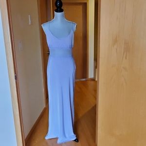 Badgley  Mischka  evening  maxi dress